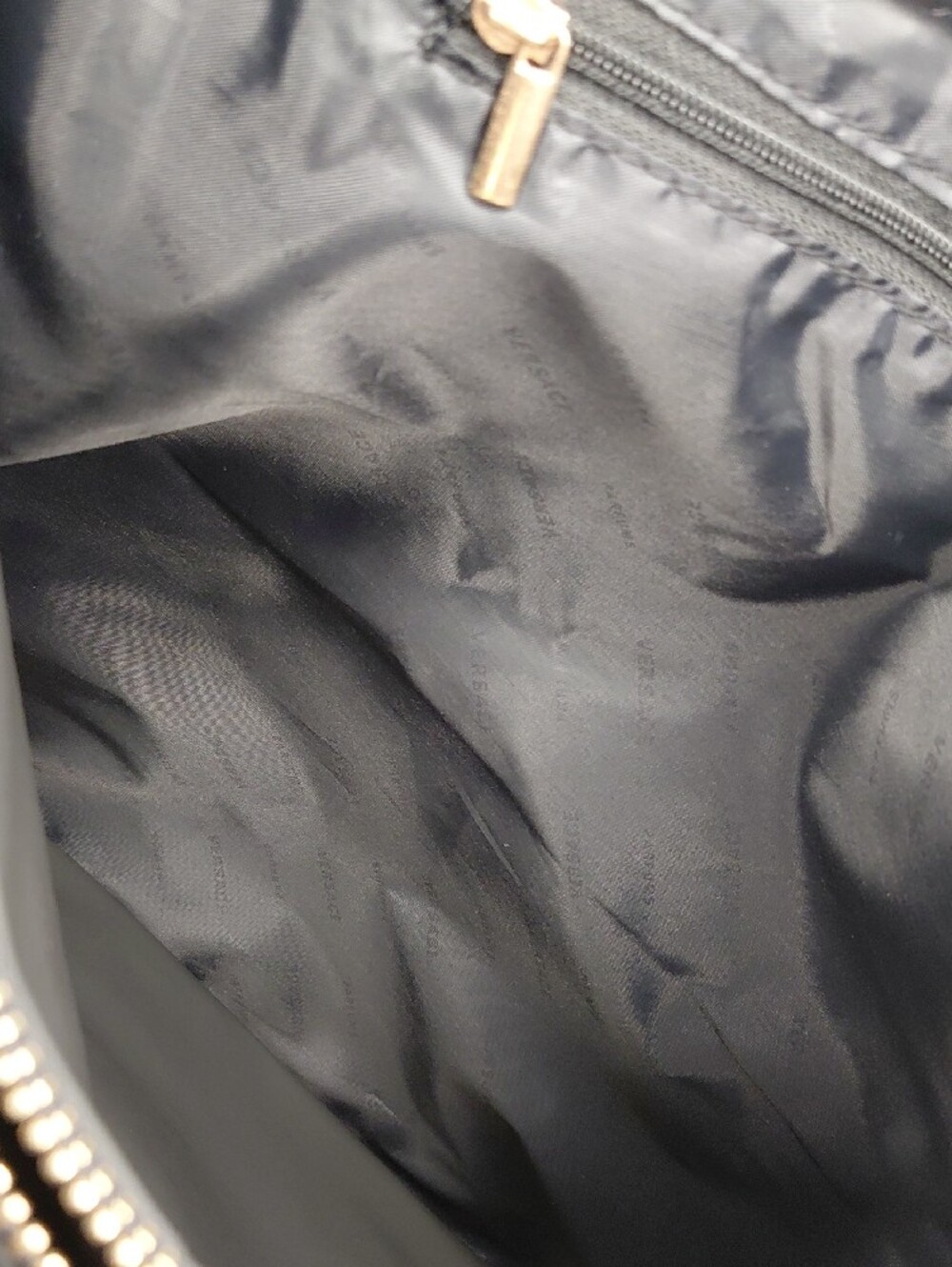 Versace Black Tote with Gold Medusa Logo - Picture 10 of 11